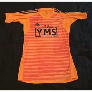 Adidas Climalite Orange YMS Soccer KEEPER Jersey #46 | Mens Small